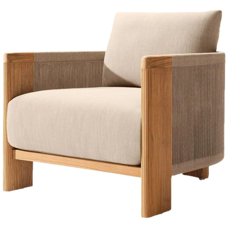 

Outdoor tables and chairs, courtyard villa garden preservative wood model room, homestay waterproof and sunscreen