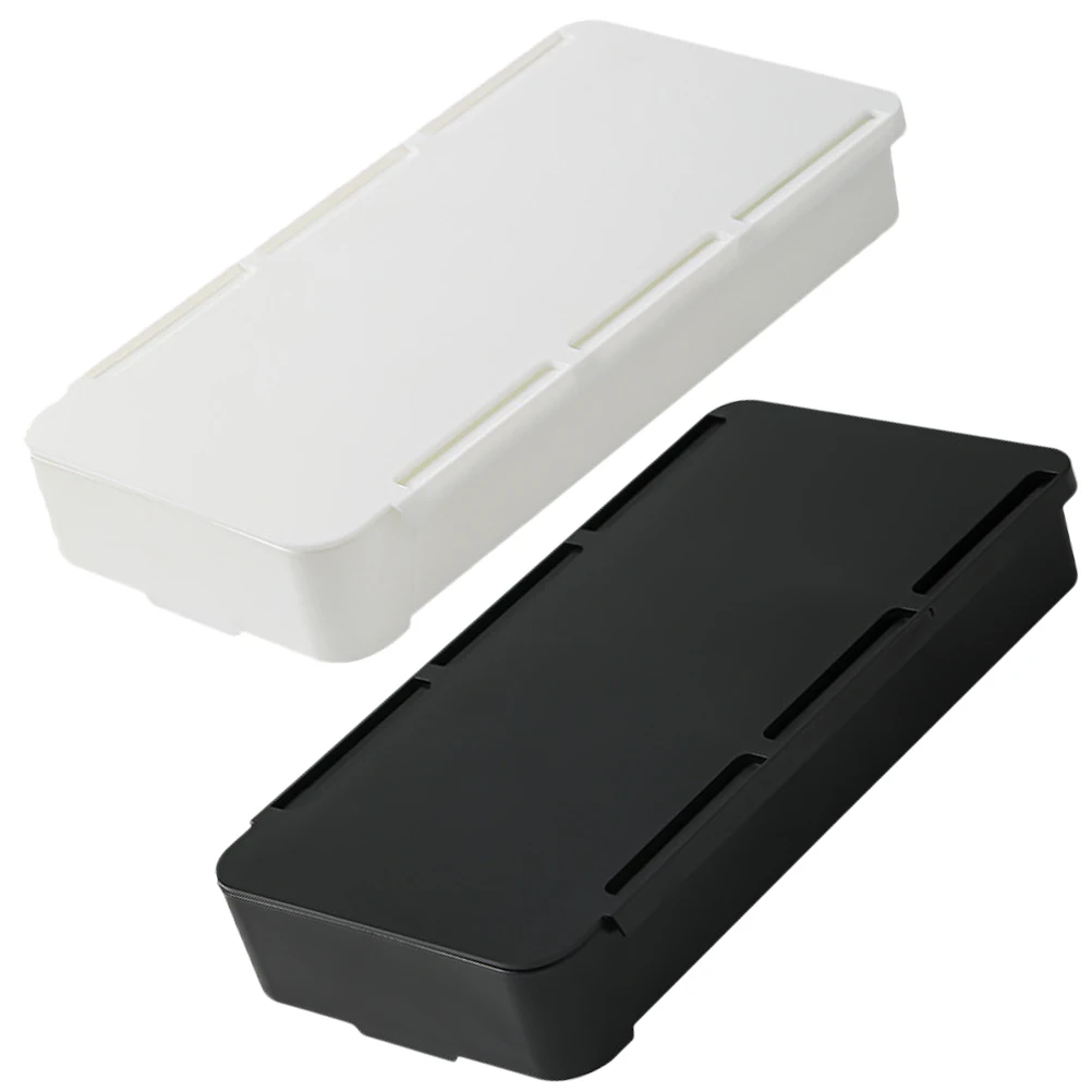 

2 Pcs Drawer Storage Box Drawers under Desk Office Stationary Organizer Desktop Stationery Organiser Unit