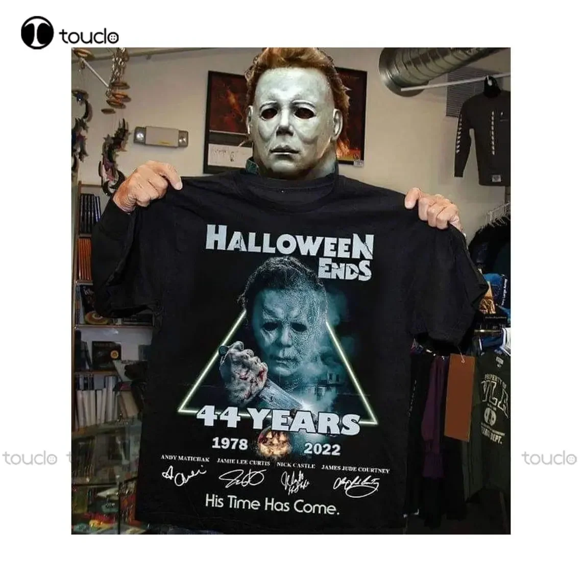 Halloween Ends 2022 Shirt Michael Myers Halloween Ends 44 Year His Has Come Shirt Halloween Ends Movie Shirt Xs-5Xl Streetwear