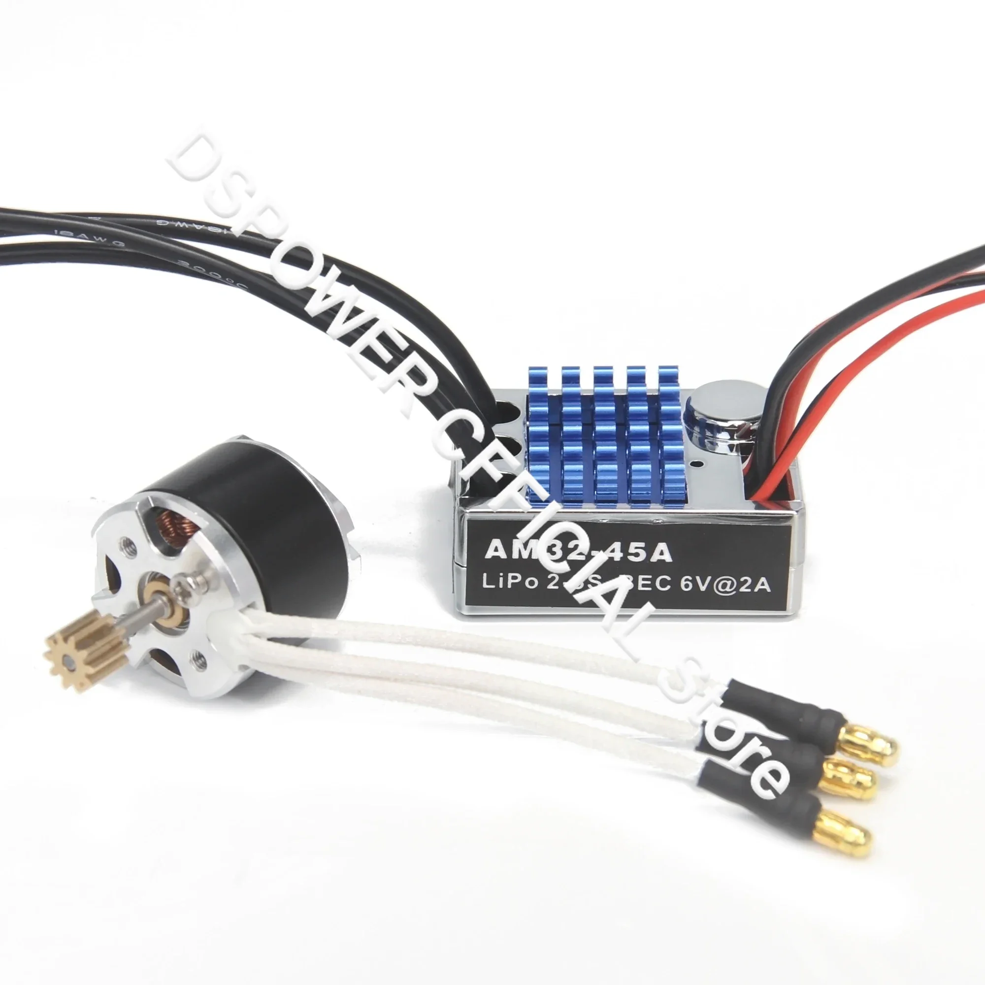 2322 2600KV Motor AM32 45A ESC 21G Servo 7CH Transmitter&Receiver for 1/12 RC Cars MN82 MN99S MN168 Upgrade Brushless Power Kit