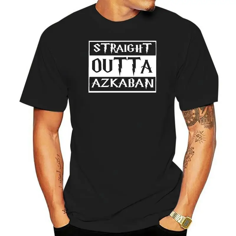 STRAIGHT OUTTA AZKABAN hurry poter GIFT XMAS PRESENT T SHIRTTops wholesale Tee custom Environtal printed Tshirt cheap wholesale