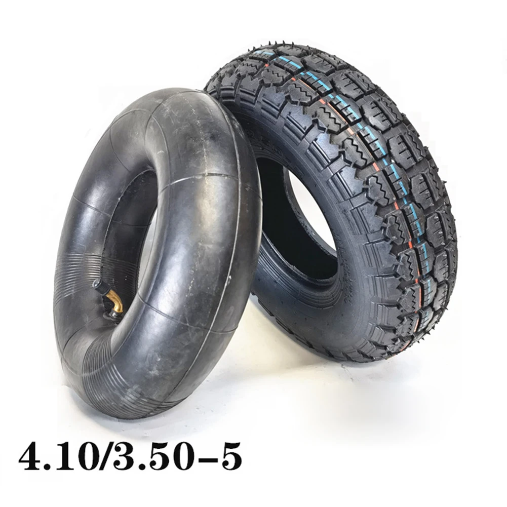 12inch 4.10/3.50-5 Inner Tube&Tyre For Electric Scooter Wheelbarrow Tiller Bike Bicycle MTB Moutain Bike Supplies Rubber