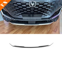 For Changan UNIK UNI-K Accessories 2022 2023 2024 Carbon Garnish Car Front Bumper Anti Hit Trim Decoration Protection Cover