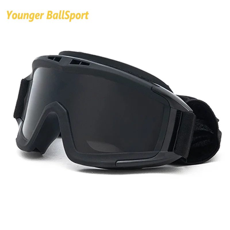 New Tactical Airsoft Paintball Goggles Windproof Anti Fog CS Protection Goggles Special Forces Fits for Tactical Helmet Shooting