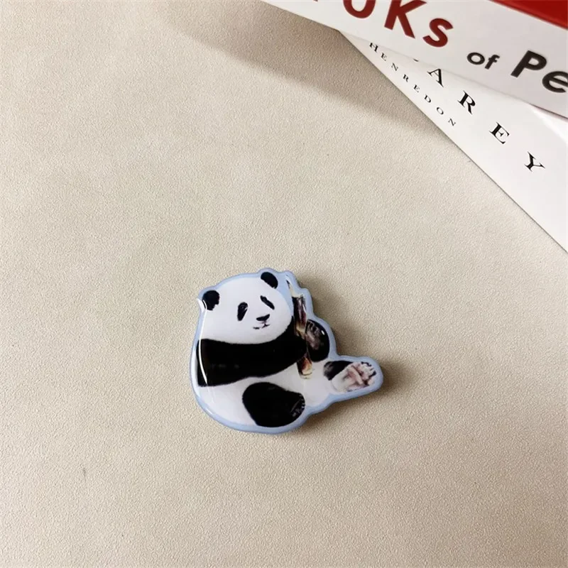 Cute Panda Animal Expandable Mobile Phone Holder Stand Korean Foldable Grip Tok Socket Finger Ring Bracket Accessories