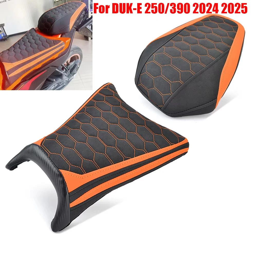 

Duke250 Duke390 Motorcycle Front Rider Rear Passenger Cushion Seat Pad For KT-M Duke 390 Duke 250 2024 2025