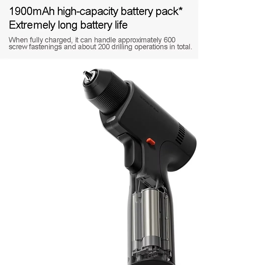 Mijia Brushless Electric Drill 2 Smart Home Power Tool Type-C Rechargeable Multi-functional Cordless Drill Screwdriver CN