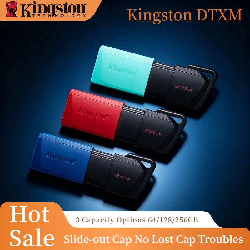 Kingston USB 3.2 Gen 1 Flash Drive 64GB 128GB 256GB DTX Pen Drive U Disk High Speed Memory Stick for Desktop Laptop Pro
