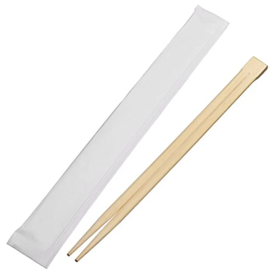 

9 Inch Disposable Bamboo Chopsticks with Individual Packaging Connected at the Top for Dining Picnics and Takeout Meals EcoFrie