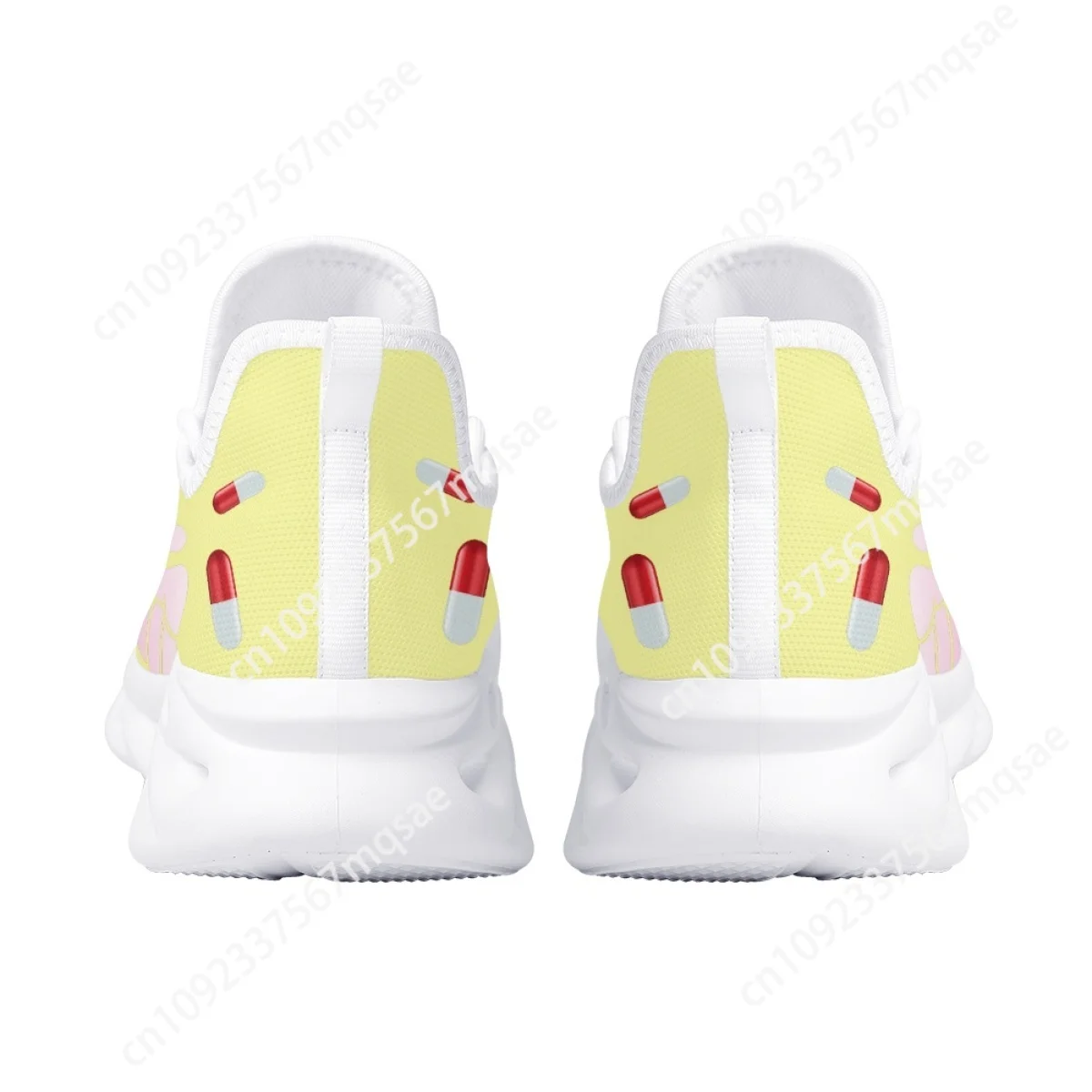 Custom Paramedic EMT EMS Pattern Women's Nurse Sneakers Comfort Cushion Sport Shoes Stethoscope Design Ladies Running Shoes