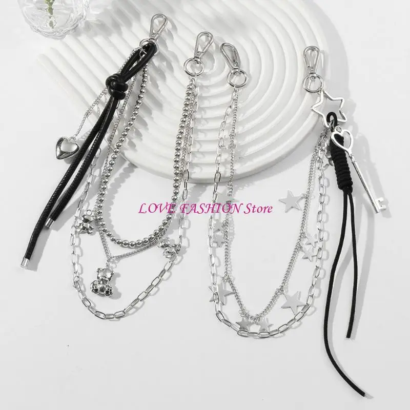 Harajuku Wallet Chain Pocket Chain Belt Chain for Dancers Punk Chain Unisex Y166