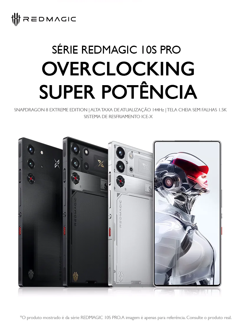 REDMAGIC 10S Pro الهاتف المحمول Gamer الهاتف الذكي 5G 12/16/24GB + 256/512GB/1TB بطارية ثنائية الشريحة 6500mAh/7050mAh أسود/فضي