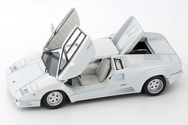 23.3 Tomytec Tomica TLV Countach 25th Anniversary White Limited Edition Simulation Alloy Static Car Model Toy Gift