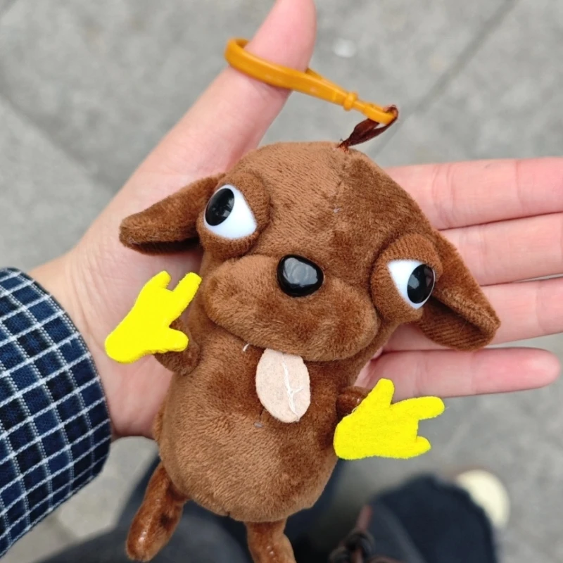 Mutant Chihuahua Emoticon Bag Abstract Dog Funny Plush Toy Exquisite Creative Fashion Trend Decoration Bag Pendant Novel Gift