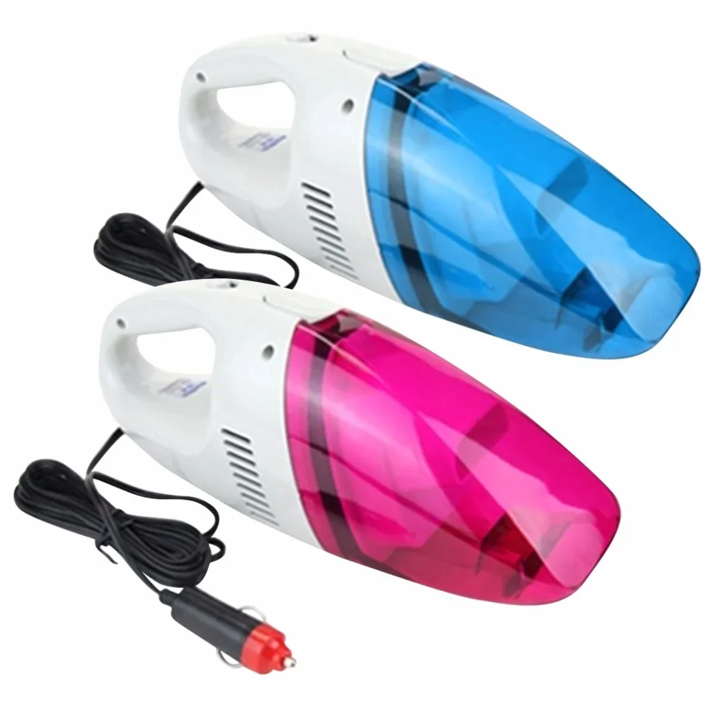 Portable Mini Car Vacuum Cleaner Wet & Dry Dual-use 12V Vehicle Dust Vacuum Cleaner - Crevice Nozzle