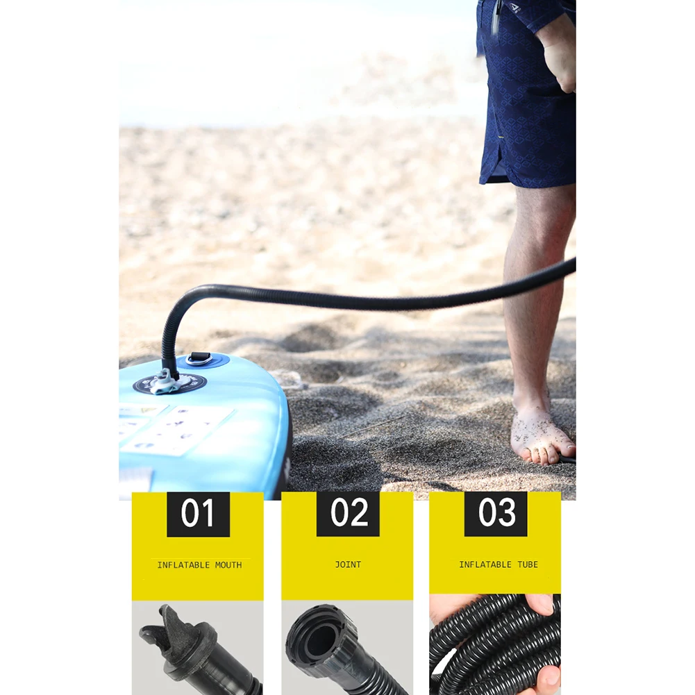 Manguera de tubo de inflado suave Compatible con Zray Paddle Board, bomba de mano de alta presión, accesorios de bomba de Sup para barco inflable