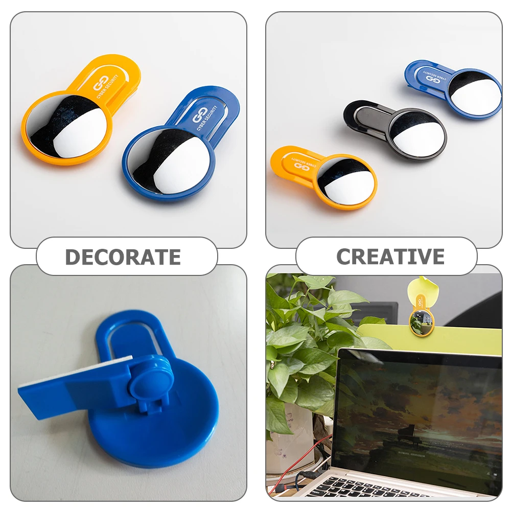 Computer Rearview Mirror For Office Security Desktop Surveillance Monitor Easy Installation Cubicle Mirror Screen