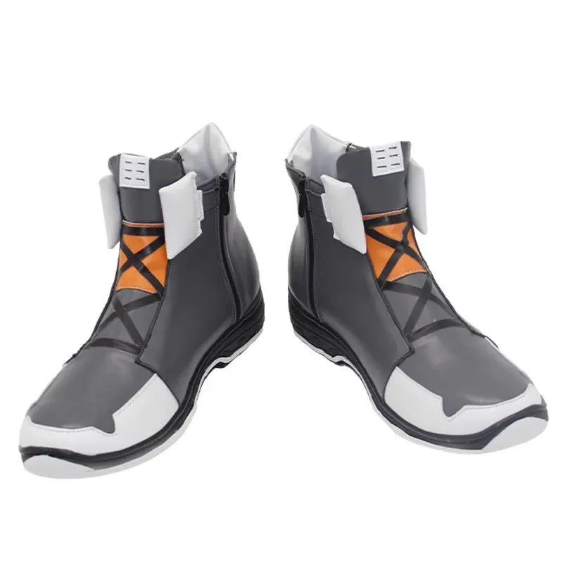 PJSK Game Shinonome Akito Men Cosplay Shoes Vivid BAD SQUAD Costumes PU Boots for Halloween Carnival Party Christmas Customize