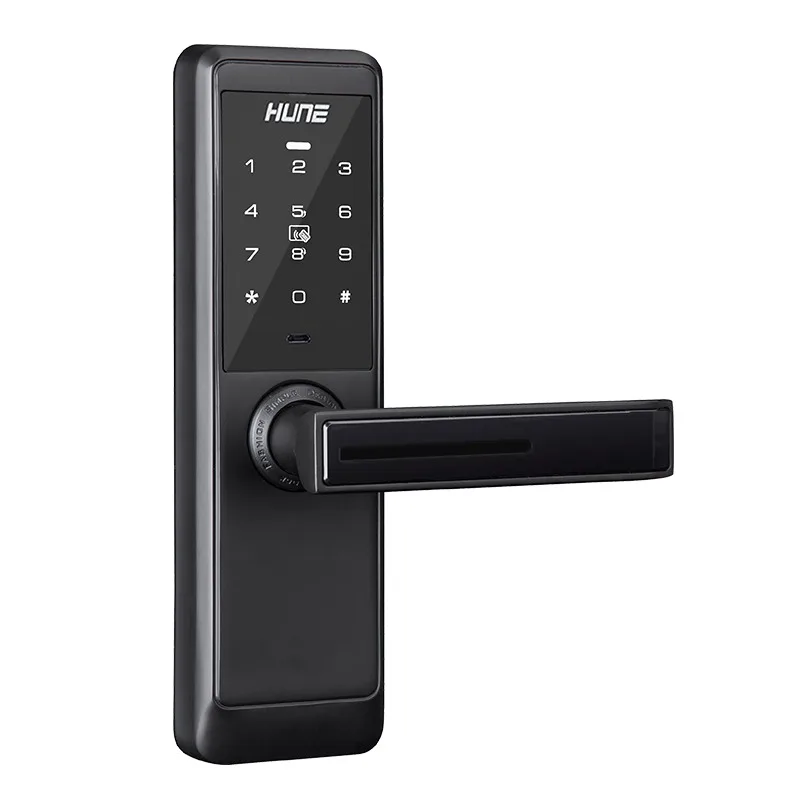

[2026]Digital Blue-tooth Smart Keypad Password Door Keyless Entry Black Silver Small For Apartment Residence Main Door