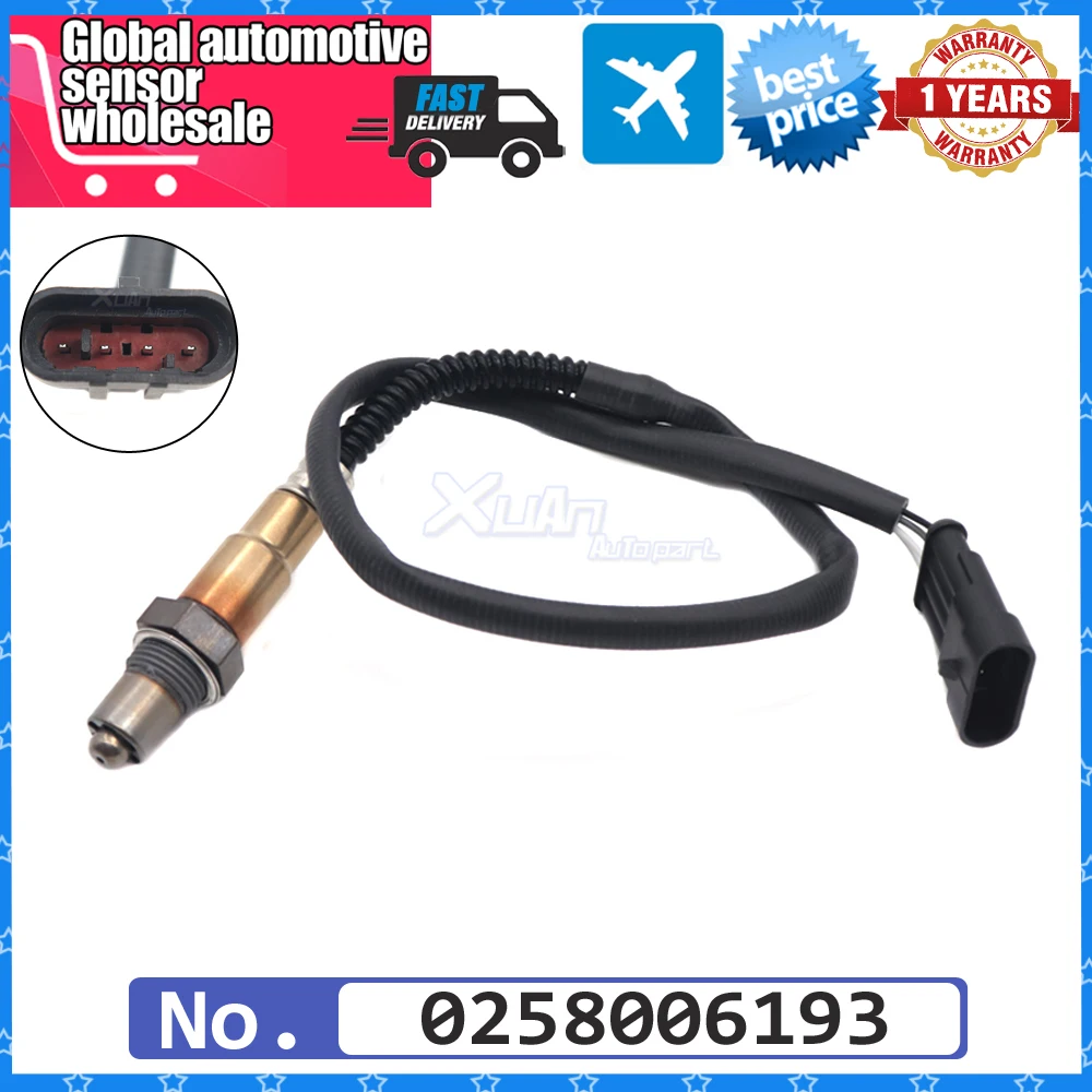 CAR NEW Oxygen O2 Lambda Sensor For ALFA ROMEO FIAT BRAVA BRAVO COUPE MAREA STILO LANCIA KAPPA SW LYBRA SW 0258006193