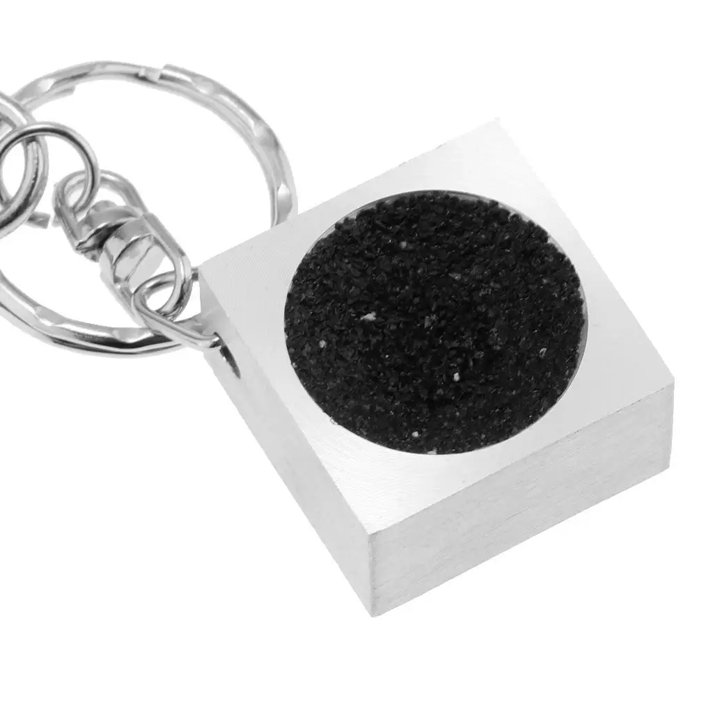 Mini Billiard Cue Tip Scuffer Keychain Pocket Sized Repair Tool for Pool Table Accessories Maintenance