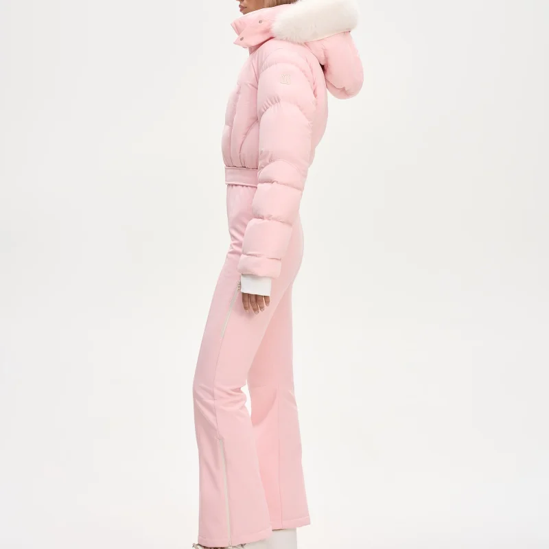 ชุดสกีฤดูหนาวสุดชิค ทรงเข้ารูป แขนยาว กันลม มีฮู้ด เสื้อแจ็คเก็ตและกางเกง ชุดเที่ยวพักผ่อนอุ่นๆ ปี 2025 ชุดใหม่สำหรับผู้หญิงใส่เล่นกิจกรรมกลางแจ้ง