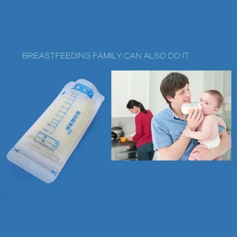 250ML Melk Vriezer Zakken Moedermelk Babyvoeding Opslag Moedermelk Opbergtas BPA Gratis Baby Veilig Voeden Zakken 10/20/30 Stuks