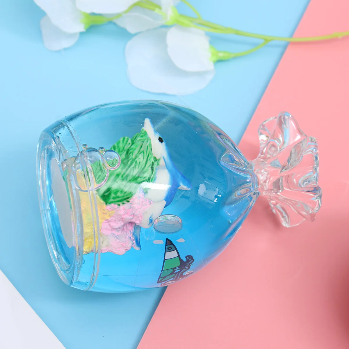 

Oil Drop Pen Insert Ornament for School Hourglass Bubble Home Timer Holder Travel