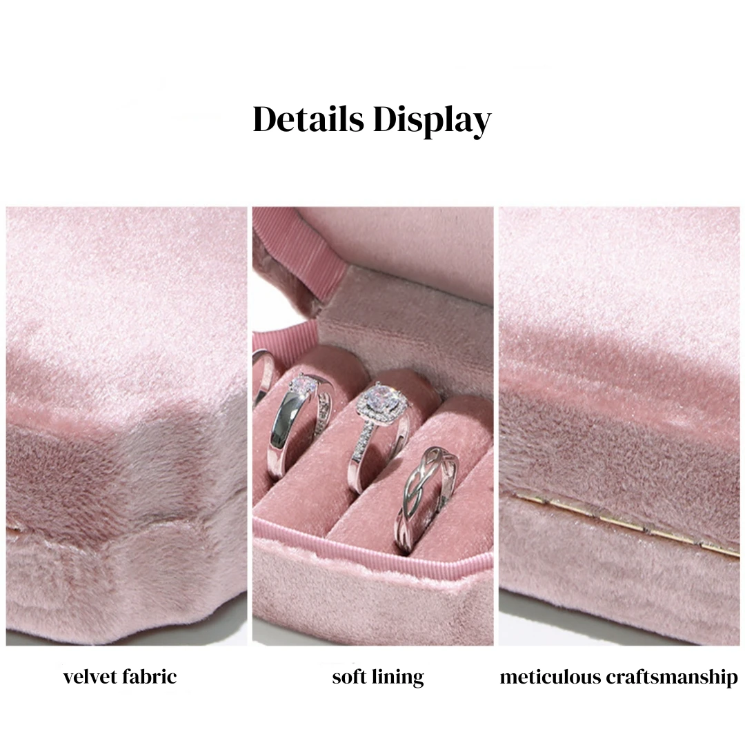 벨벳 반지 케이스 프리미엄 보석 포장 상자 보석 정리함 - Accessories Travel Jewelry Box 리뷰 및 가격