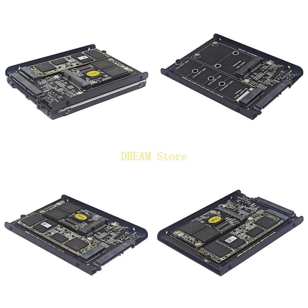 

Fast Speed M.2 and MSATA to SATA3.0 Adapter Card with Metal Base for Enhances Heat Dissipation best sale