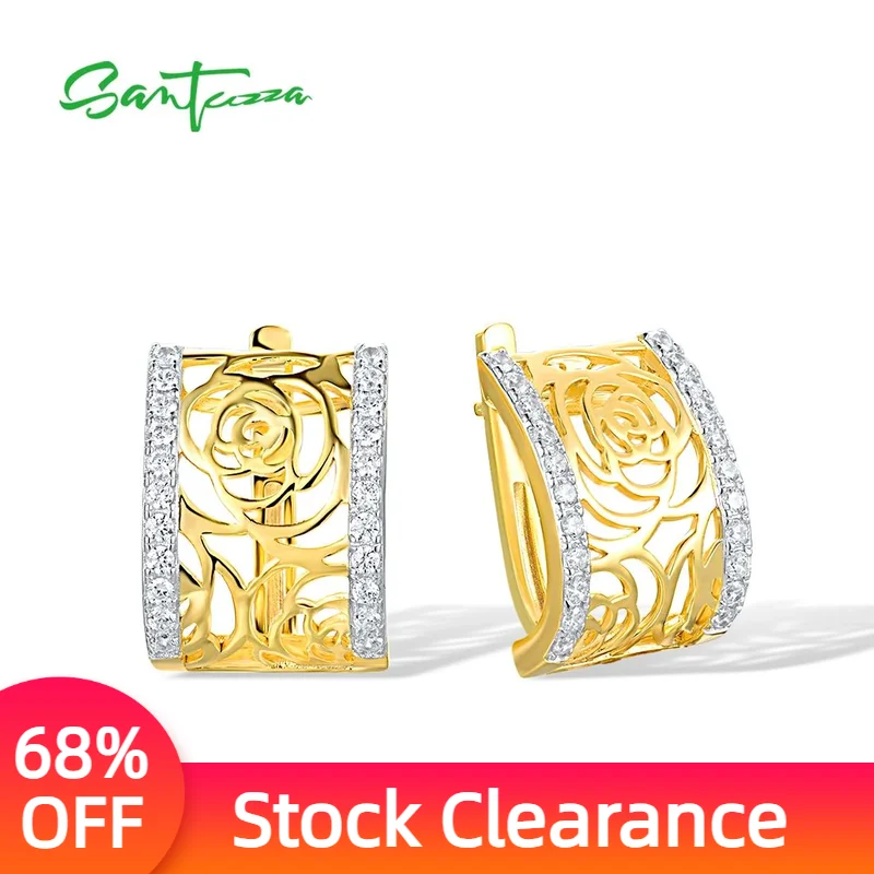 

Женские серьги из серебра 925 пробы с фианитами