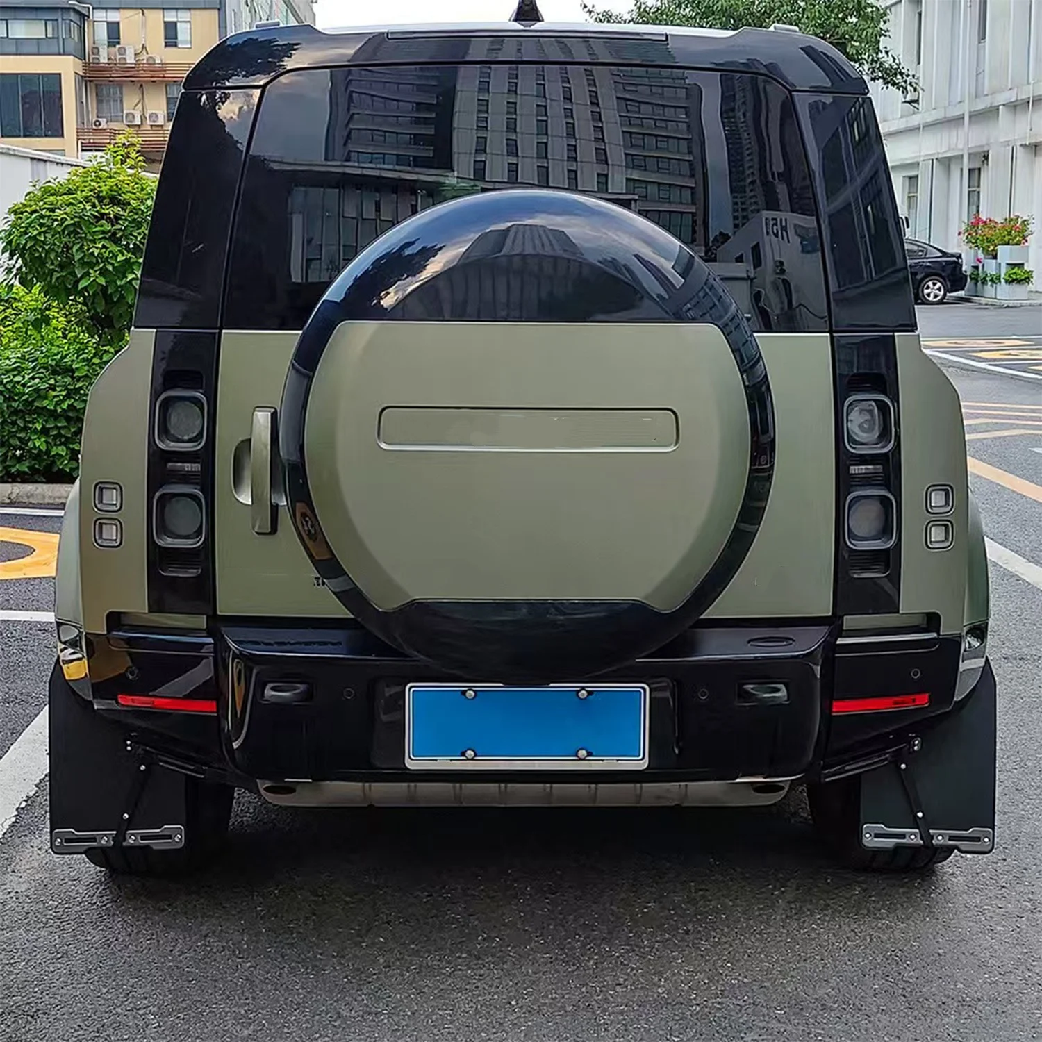 

For Land Rover Defender 2024 2025 Car Exterior Mud Flaps Splash Guards Front Rear Mud Guards Black Accessories 4pcs