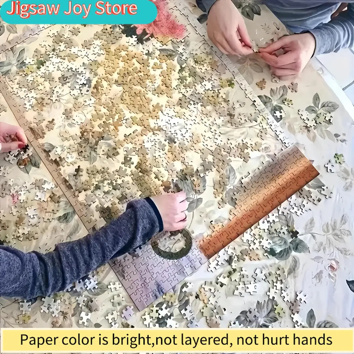 A Boxed Set of 1000pcs, Classic Cartoon Character Pattern Design, High-Difficulty Paper Jigsaw Puzzle - Large Interactive Adul