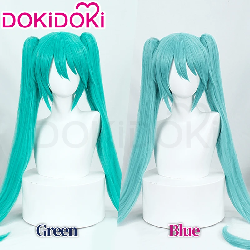 IN STOCK MIKUU Calnee Caa Snow Sakura Wig Game Cosplay Wig DokiDoki Women Cute Long Blue Green Purple Dying Hair Free Wig Cap