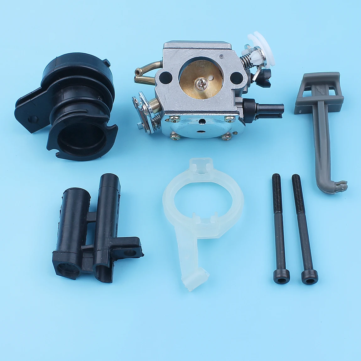 Imagem -06 - Carburador Coletor de Admissão Choke Haste Parafuso Suporte Kit para Husqvarna 365 372xp 371 362 372 Motosserra 503 28 3203 5032818-01