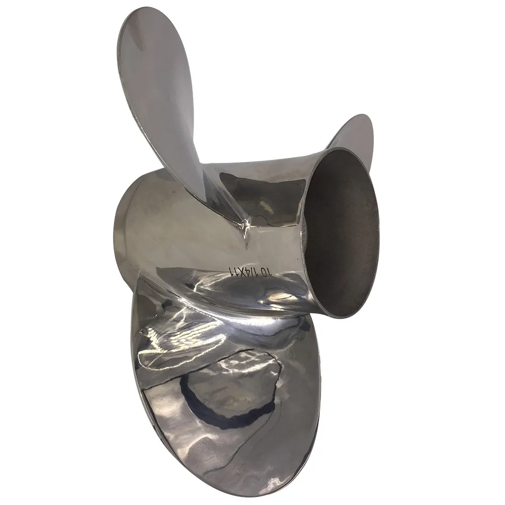 Propeller 10 1/4x14 for Suzuki DF25-30 4 Stroke 3 Blades Stainless Steel Prop SS 10 Tooth RH OEM NO: 99105-00600-14P 10.25x14