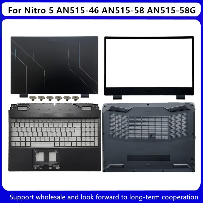 New For Acer Nitro 5 AN515-46 AN515-58 AN515-58G LCD Back AP3SY0000201/ LCD Bezel AP3SY000650/ Palmrest / Bottom AP3SY000300