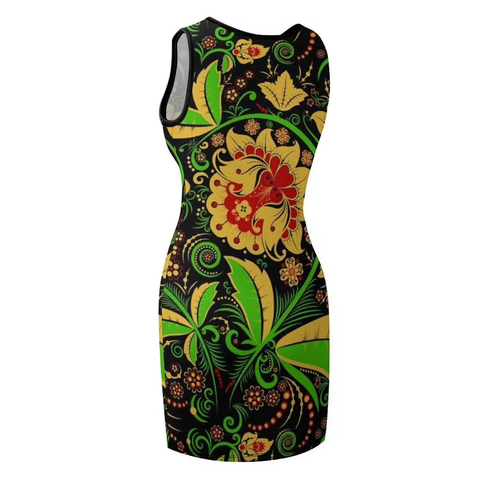 ホロマフローラルノースリーブサンドレス高級レディースパーティードレスイブニングプロムドレス韓国風