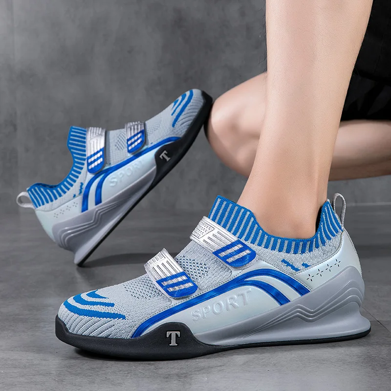 

2024 New Professional Unisex Squat Hard Pull Shoes Strength Lifting Shoes Fitness Training Shoes Anti Slip Deep Squat Weightlift