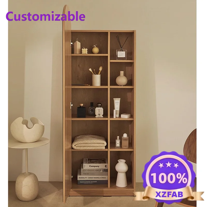 Factory Direct 2026 Entry entrance full-body mirror full-length mirror household with cabinet free of punching