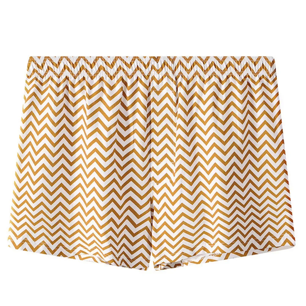 

For Homewear Striped Trunks Boxer Shorts Daily Wear Lounge Wear 2XL Breathable Striped Panties Homewear 5 Spandex