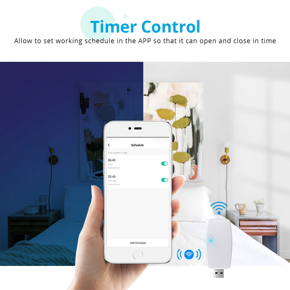 Умный потайной двигатель Zemismart Tuya, затвор из алюминиевого сплава с Wi-Fi USB-ключом, зарядка аккумулятора, Alexa Google Home управление