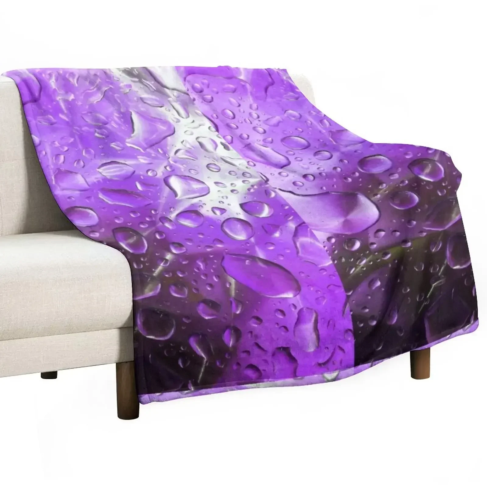 

Purple Rain Throw Blanket blankets ands Luxury Thicken Thermals For Travel Blankets