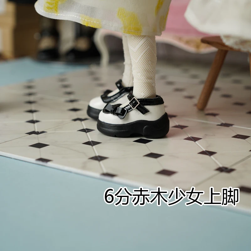 BJD doll shoes suitable for 1/6 size cute doll shoes color matching casual BJD doll shoes 1/6  doll accessories