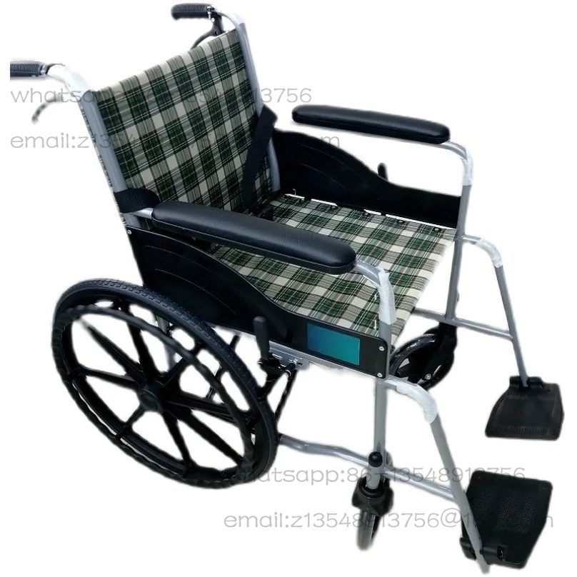 

Инвалидная коляска, легкая портативная складная HBG25, скутер, мягкое сиденье, ручная инвалидная коляска