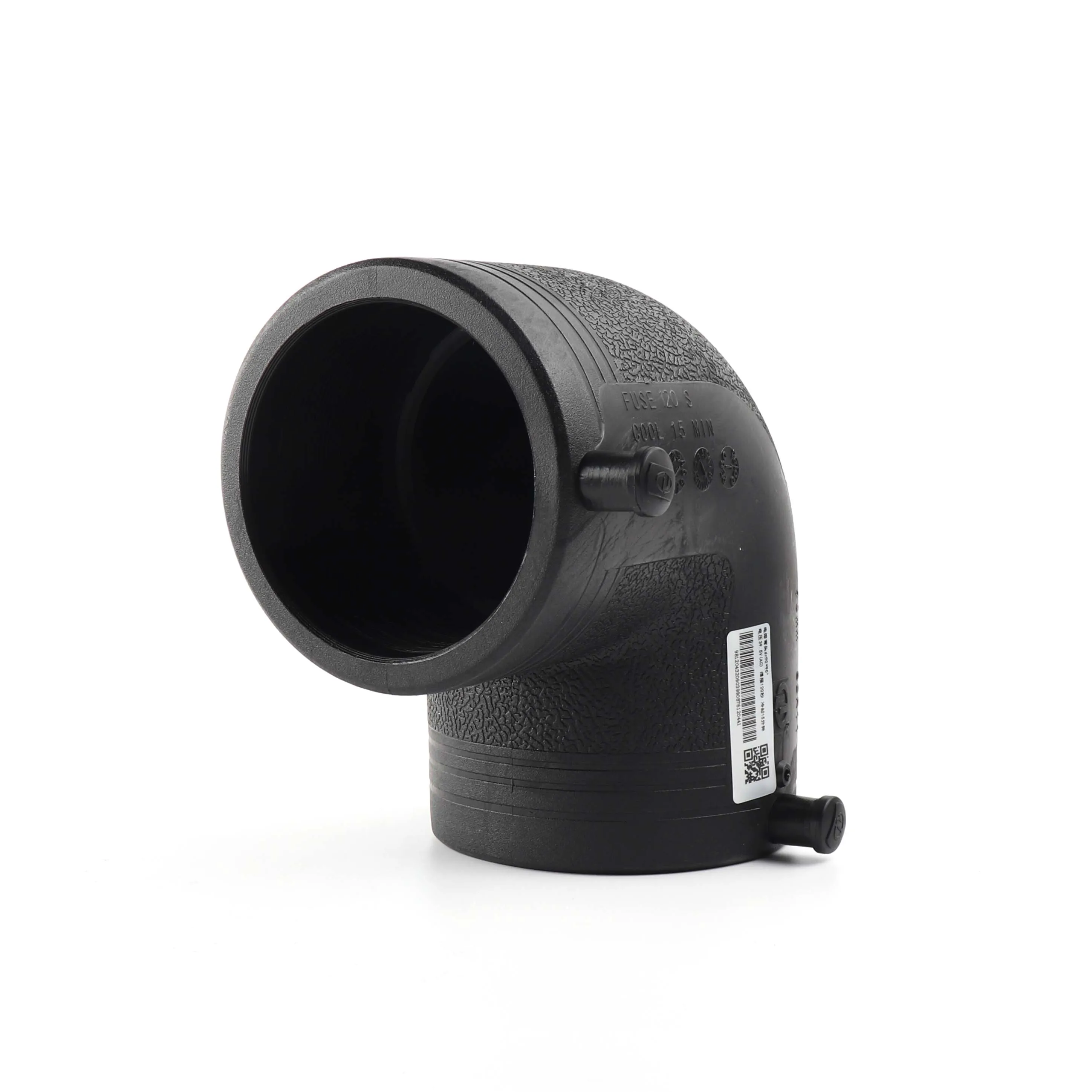 DN315 PE100  90 Degree pe connection electrofusion elbow tee reducer pipe fittings hdpe drip direct sale