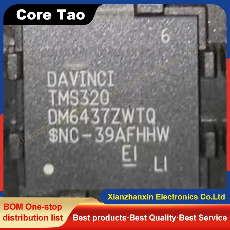 1PCS/LOT  TMS320DM6437ZWTQ TMS320DM6437 TMS320 DM6437ZWTQ  NFBGA361Controller chip in stock