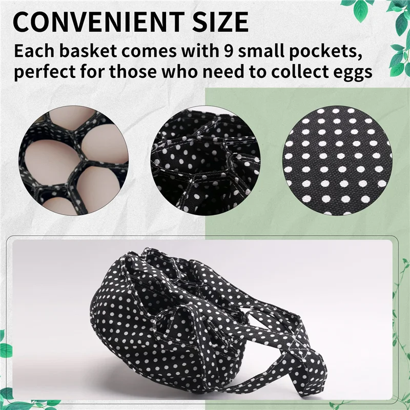 

MCGS-сумка для сбора яиц домохозяйки — холщовая сумка с 9 карманами для курицы, утки и гусиных яиц