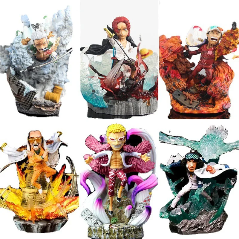 6styles One Piece G5 Series Figures G5 Luffy Mingo Aokiji Nika Luffy Yellow Ape Figure Trendy Play Model Decoration Toy Gift