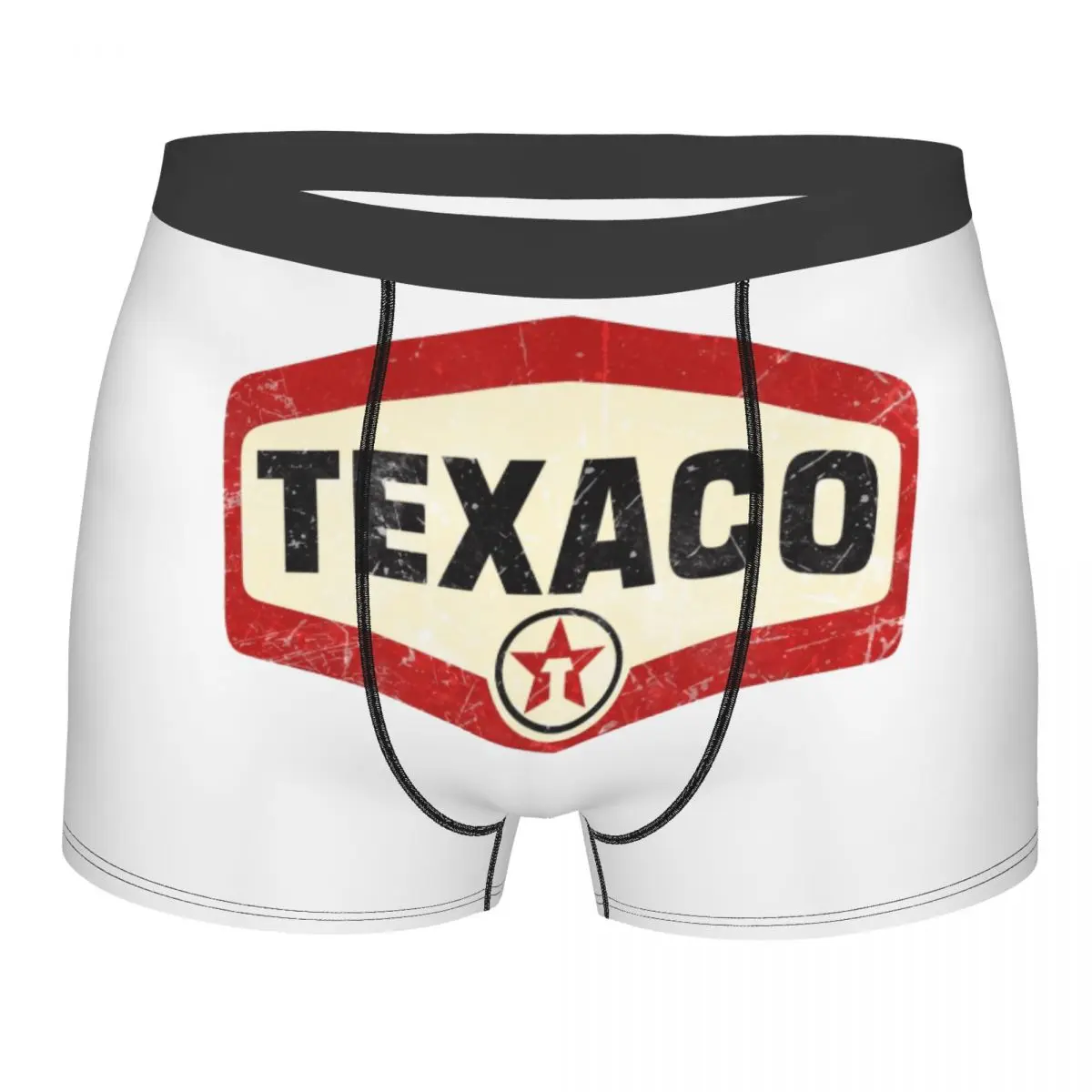 Custom Vintage Texaco Logo Boxers Shorts Men Briefs Underwear Cool Underpants